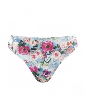 Panache Swim Alanis Bas De Bikini Petites - Grandes Tailles 34-46 - Blue Floral - SW1149