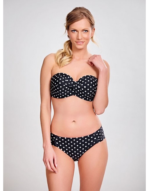 Panache Swim Anya Spot Bikini Slip Kleine - Grote Maten 34-46 - Black&White - SW1019