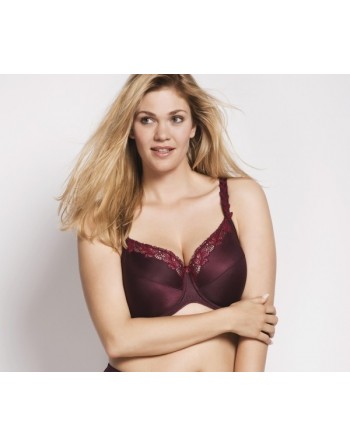 Ulla Dessous Mila Hele Cup Beha Grote Maten - Grote Cupmaten - Berry  - 3025