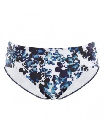 Panache Swim Florentine Bas De Bikini Petites - Grandes Tailles 34-46 - Bleu Floral - SW1059