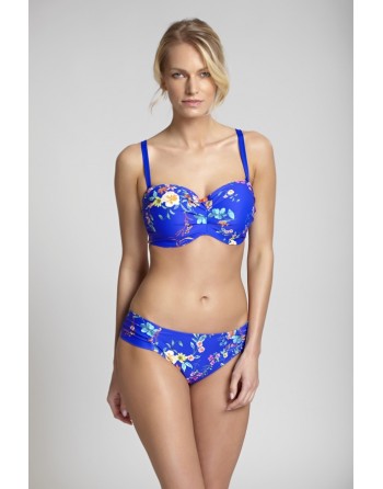 Panache Swim Florentine Bas De Bikini - Cobalt Floral - SW1059