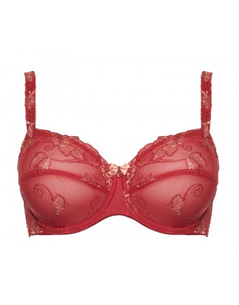 Ulla Dessous Carla Hele Cup Beha Kleine - Grote Mate + Grote Cupmaten F - G - Framboise -2123