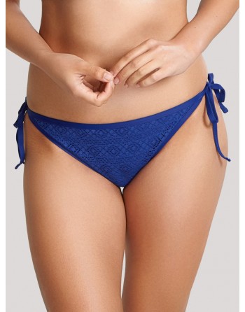 Panache Swim Anya Crochet Bas De Bikini à Nouer Taille Basse Petites - Grandes Tailles 34-46 - French Blue - SW1256