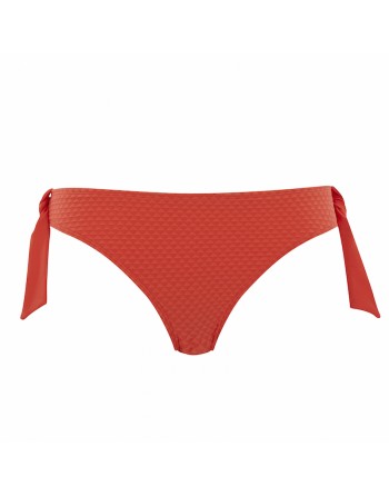 panache swim echo bas de bikini à noué orange 34-46
