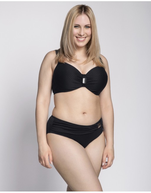 Ulla Dessous Saint-Tropez Bikini Slip Kleine - Grote Maten - 36-56 - Zwart - 9133