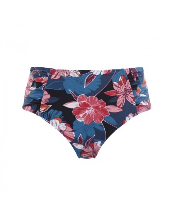 Panache Swim Anya Riva Print Midi Bikini Slip Kleine - Grote Maten 34-46 - Blue Floral - SW1407