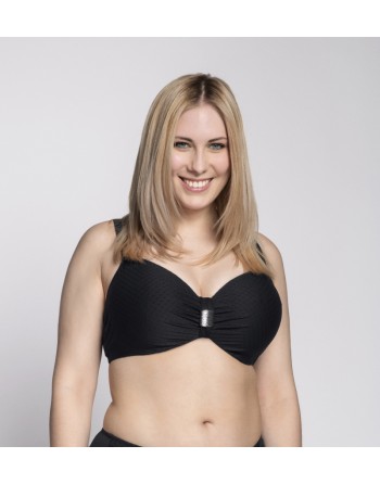 Ulla Dessous Saint-Tropez Volle Cup Bikini BH Kleine En Grote Maten EU70-110 Cup B Tot K - Zwart - 9122