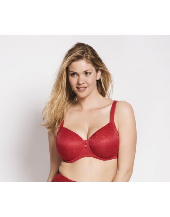 Ulla Dessous Alice Hele Cup Beha Kleine - Grote Cupmaten B - G / T. 70-110 - Rood - 3823