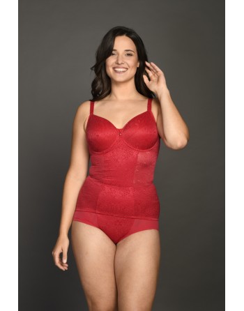 ulla dessous alice shaping top grote maten 90-110 cup b-c rood