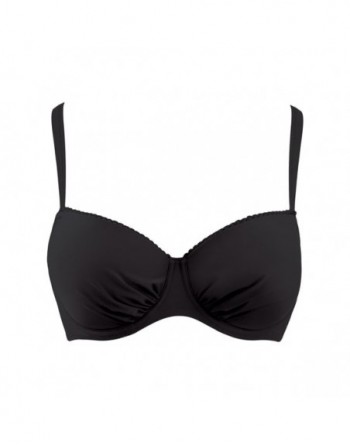 Curvy Kate Swim Jetty Maillot Haut De Bikini Moulé Petites - Grandes Tailles + Bonnets Profonds - Noir - CS3511