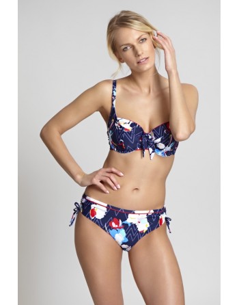 Panache Swim Milano Bas De Bikini/Shorty Petites - Grandes Tailles 34-46 - Zig Zag Floral - SW1159