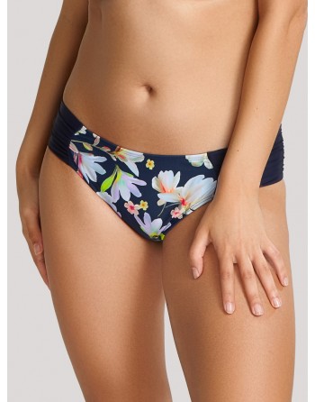 Panache Swim Florentine Bikini Slip - Navy Floral - SW1059