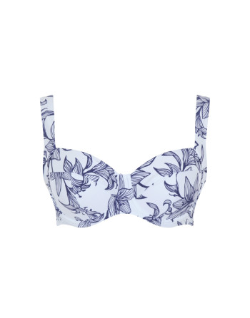 Panache Swim Capri - Olivia - Haut De Bikini Emboîtant Petites et Grandes Tailles EU65 à 90 Bonnet D à O - Capri Print - SW1722