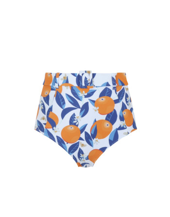 Panache Swim Sicily Bas De Bikini Taille Haute Petites Et Grandes Tailles EU34 à 46 - Sicily Print - SW1845